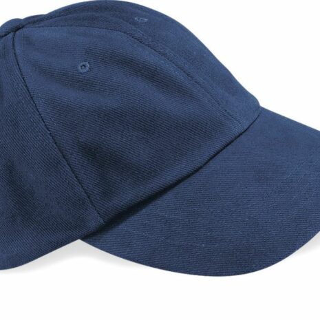 Laag profiel pet in geborsteld katoen