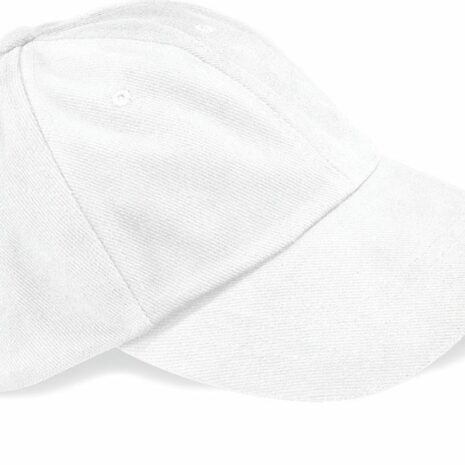 Laag profiel pet in geborsteld katoen