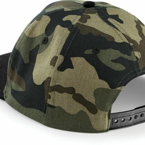 Snapback met camouflageprint