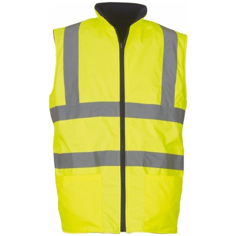 Signalisatie omkeerbaar fleece gilet