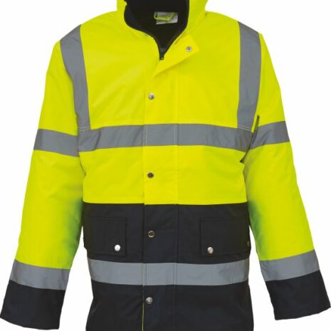 Signalisatie tweekleurig jack voor de autobaan