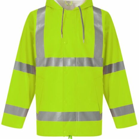 Ademend regenjasje Hi-Vis Soft Flex