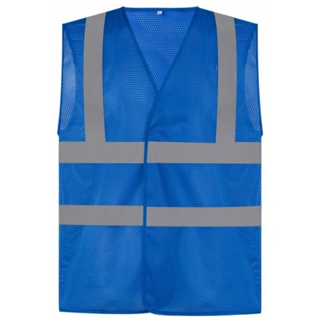 Hoge zichtbaarheid vest van gerecycleerd gaas