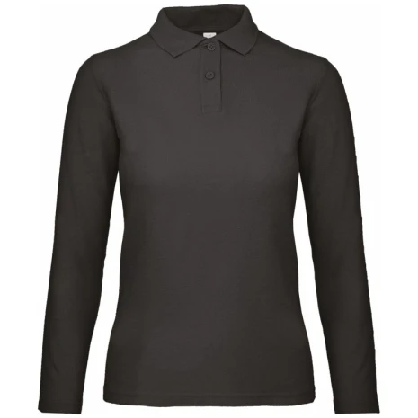 ID.001 Ladies' long-sleeve polo shirt