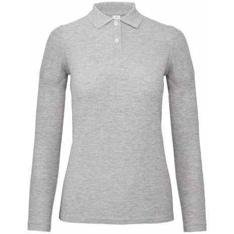 ID.001 Ladies' long-sleeve polo shirt