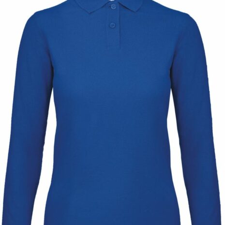 ID.001 Ladies' long-sleeve polo shirt