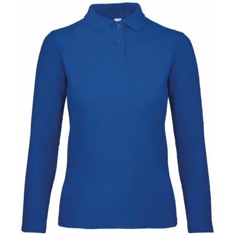 ID.001 Ladies' long-sleeve polo shirt