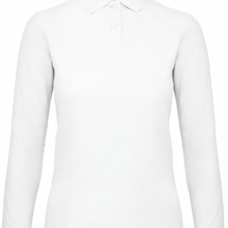 ID.001 Ladies' long-sleeve polo shirt
