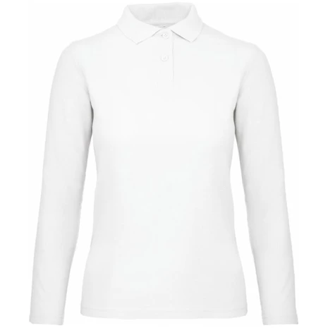 ID.001 Ladies' long-sleeve polo shirt