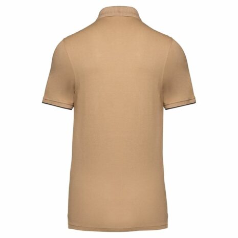 Contrasterende polo Day To Day korte mouwen