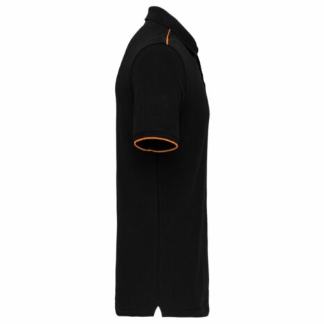 Contrasterende polo Day To Day korte mouwen