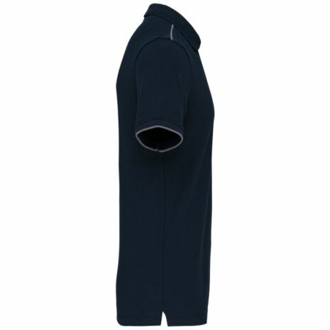 Contrasterende polo Day To Day korte mouwen