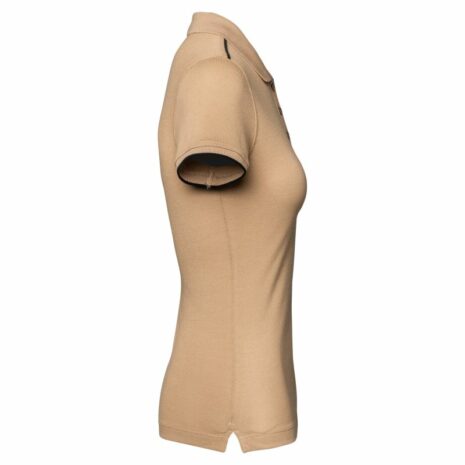 Contrasterende damespolo Day To Day korte mouwen