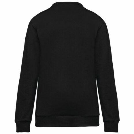 Day To Day unisex sweater met zip contrasterende zak