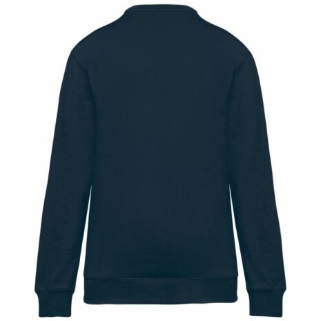 Day To Day unisex sweater met zip contrasterende zak