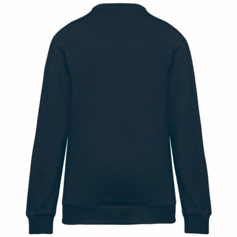 Day To Day unisex sweater met zip contrasterende zak