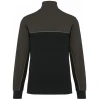 Ecologische uniseks sweater met ritskraag