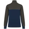 Ecologische uniseks sweater met ritskraag