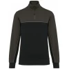 Ecologische uniseks sweater met ritskraag