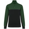 Ecologische uniseks sweater met ritskraag