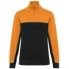 Ecologische uniseks sweater met ritskraag