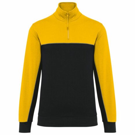 Ecologische uniseks sweater met ritskraag