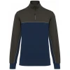 Ecologische uniseks sweater met ritskraag
