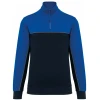 Ecologische uniseks sweater met ritskraag