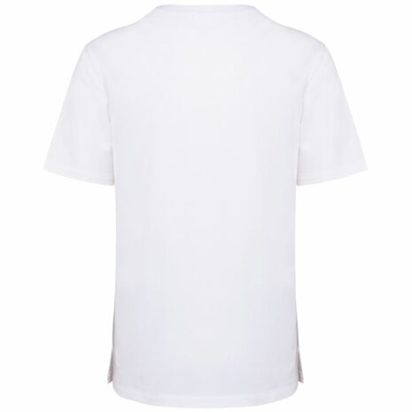 Unisex tuniek met korte mouwen in polykatoen