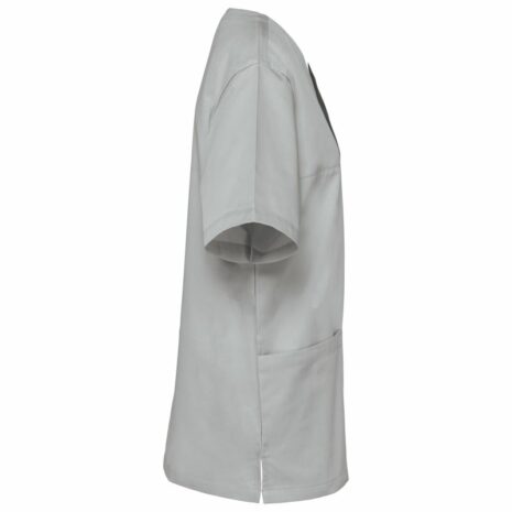 Unisex tuniek met korte mouwen in polykatoen