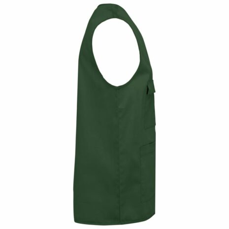 Unisex gilet in polykatoen met veel zakken