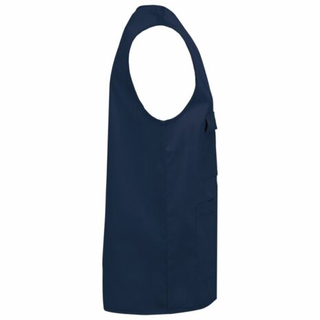 Unisex gilet in polykatoen met veel zakken