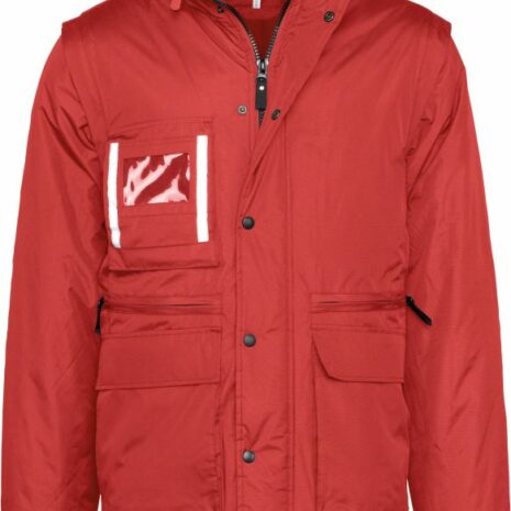 Workwear Parka Met Afritsbare Mouwen