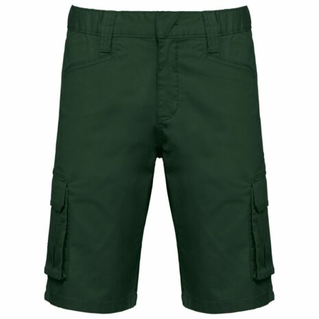 Eco-friendly heren bermuda met meerdere zakken