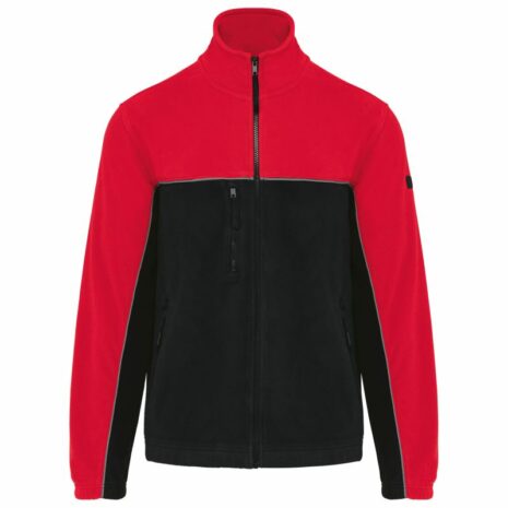 Tweekleurige ecologishe uniseks fleece