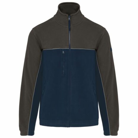 Tweekleurige ecologishe uniseks fleece