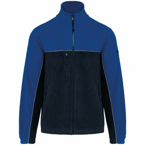 Tweekleurige ecologishe uniseks fleece