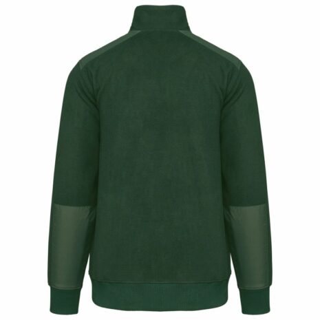 Eco-friendly fleece met ritskraag unisex