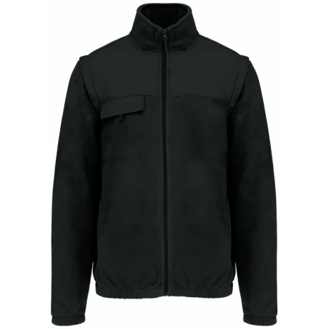 Fleecejas met afneembare mouwen