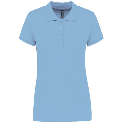 Piqué-damespolo korte mouwen