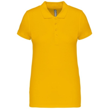 Piqué-damespolo korte mouwen