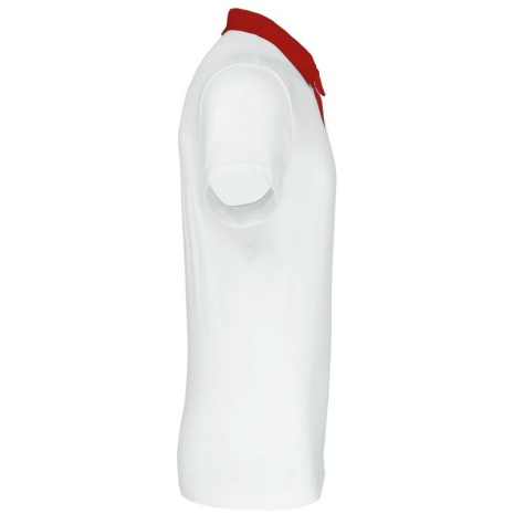 Tweekleurige herenpolo jersey