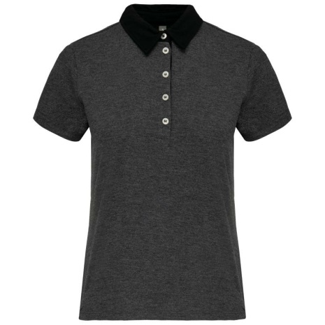 Tweekleurige damespolo jersey