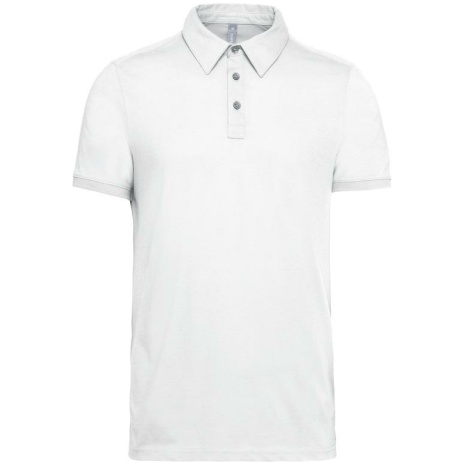 Herenpolo korte mouwen van jersey
