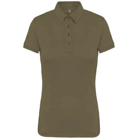 Damespolo korte mouwen van jersey