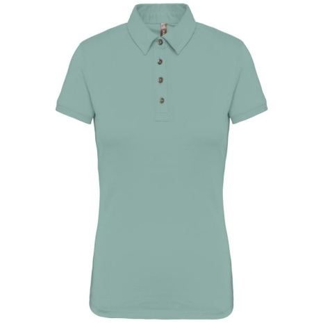 Damespolo korte mouwen van jersey