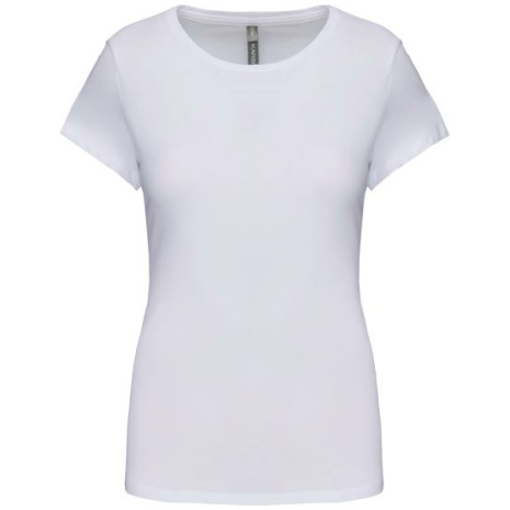 Dames-t-shirt ronde hals korte mouwen