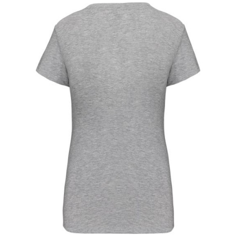 Dames-t-shirt V-hals korte mouwen