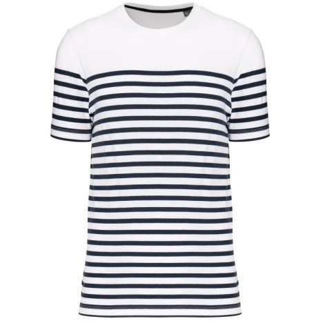 Marine-t-shirt ronde hals Bio heren