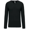 T-shirt V-hals lange mouwen